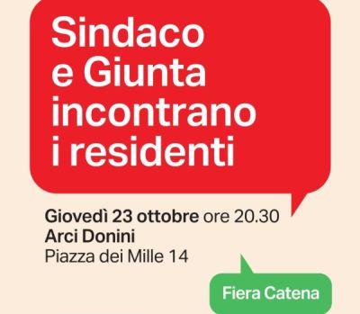 Sindaco e Giunta incontrano i residenti di Fiera Catena