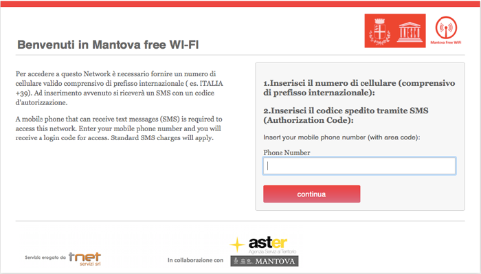 istruzioni wifi istruzioni wifi